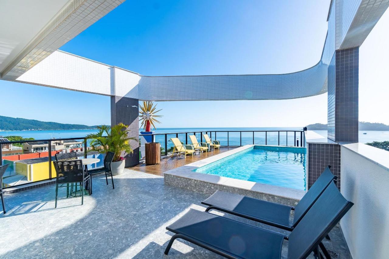 AION suítes 103 - Compacto e luxuoso Loft - Rooftop com piscina e academia - À poucos passos da praia Bombinhas Exterior foto